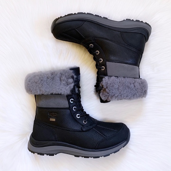 UGG Adirondack III Black Waterproof Boots - Picture 3 of 11